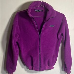 Patagonia Womans Vintage 11/12 Full Fleece Zip Jacket USA